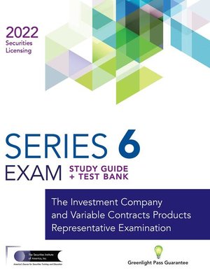 cover image of Series 6 Exam Study Guide 2022 + Test Bank